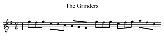 The Grinders - staff notation