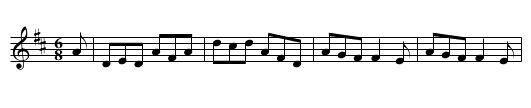 The Grumbling Rustic - staff notation