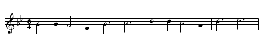 The Gun - staff notation