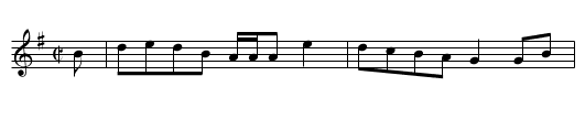 The Guraguag - staff notation