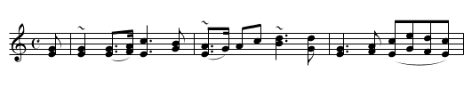 The Gypsy Laddie. - staff notation