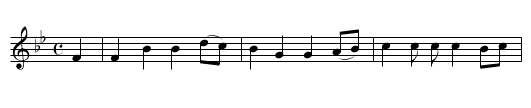 The Gypsy Maid - staff notation