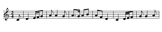 The Halting March - staff notation