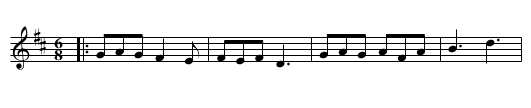 The Handsome Couple - staff notation