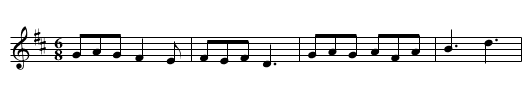 the Handsome Couple - staff notation