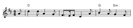 The Happy Captive - staff notation