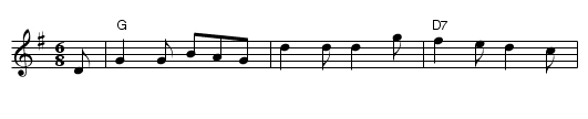 the Happy Farmer - staff notation