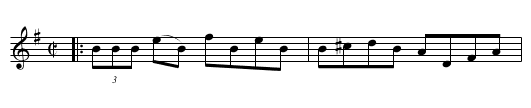 The HARE AMONG THE HEATHER - staff notation