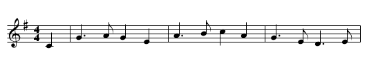 The Harp that Once Through Tara's Halls - staff notation