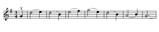 The HARP THAT ONCE - staff notation