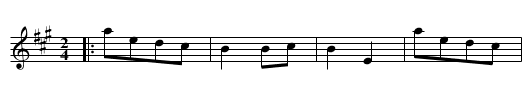 The Harriot - staff notation