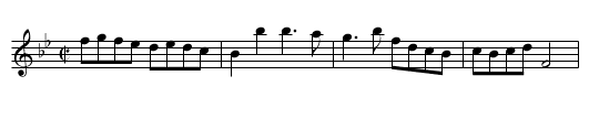 the Harvest - staff notation