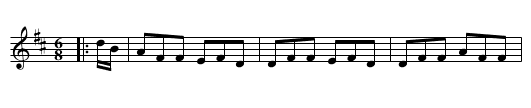 The Hatter from Nenagh - staff notation