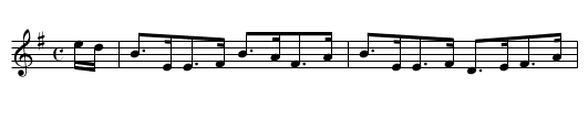THE HAUGHS O' CROMDALE - staff notation