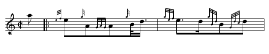 The Haughs of Cromdale - staff notation