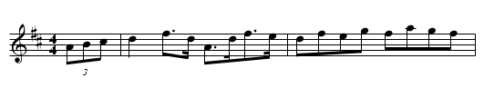 The Hawk  (hornpipe) - staff notation