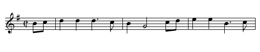 The Health - staff notation