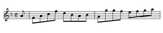 The Heart of Mid Lothian - staff notation