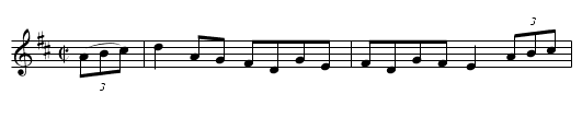 The Heathery Cruach - staff notation