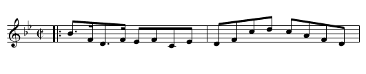 the HEN AND CHICKENS - staff notation