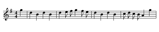 The Herne Bay Dance - staff notation