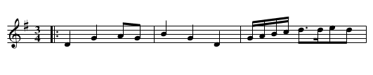 the Hessian Tattoo - staff notation