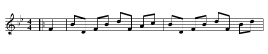 The Hiawatha Hornpipe - staff notation