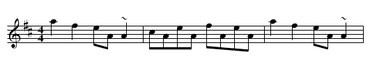 The High Reel - staff notation