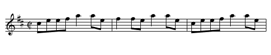 The High Road to Linton - staff notation