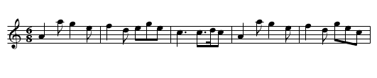 the High Way to Dublin - staff notation