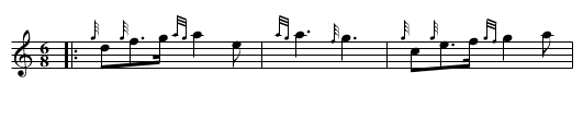 The Highland Cradle Song - seconds - staff notation