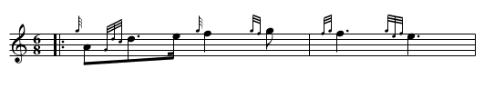 The Highland Cradle Song - staff notation