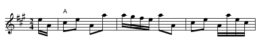 The Highland Wedding - staff notation