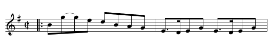 The Highland Wedding - staff notation