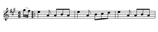 The Highlander        (jig)         0857 - staff notation