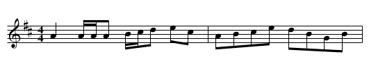 The Highlandman [2] - staff notation