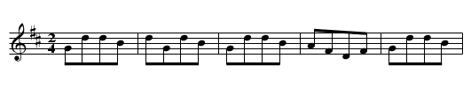The Highlandman Kiss'd his Mother. - staff notation
