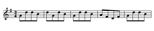 The Highlandman Kiss'd his Mother. - staff notation