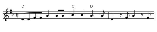 The Hills of Connemara - staff notation