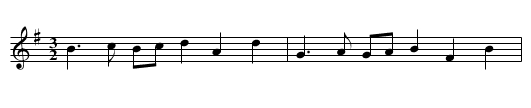 THE HOLE IN THE WALL - staff notation