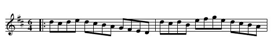 the Honest Miller - staff notation