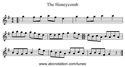 The Honeycomb - staff notation