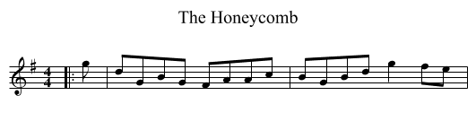 The Honeycomb - staff notation