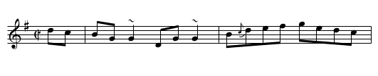 the Honeymoon Reel - staff notation