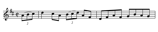 The Honeysuckle  (hornpipe)   1653 - staff notation