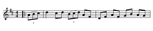 The Honeysuckle - staff notation