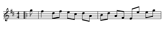 The Honorable Miss Rollo - staff notation
