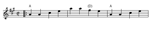 the Hopeful Lover - staff notation