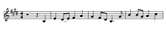 The House Carpenter - staff notation