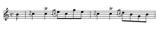 the House of Achluncart, a Reel - staff notation